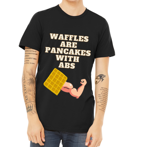 PunchLine 'Waffles Are Pancakes With Abs' Shirt